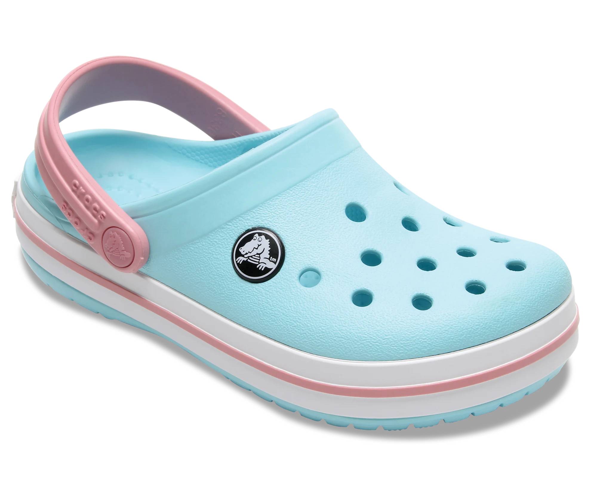 Crocband Clog Toddler Ice Blue/White — купить сабо — Обувь | Sabooverse