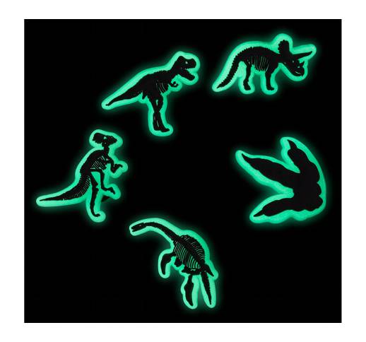 Glow In The Dark Dino 5 Pack