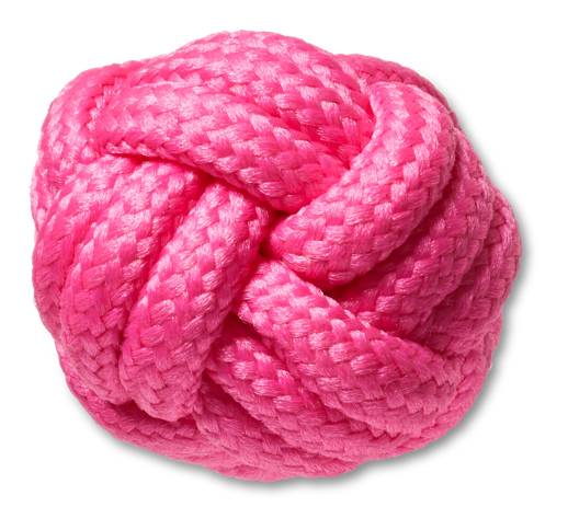 Pink Knotted Puff